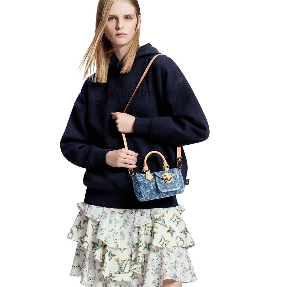 《デニムブルー♪》Louis Vuitton★ナノ・スピーディ M82950