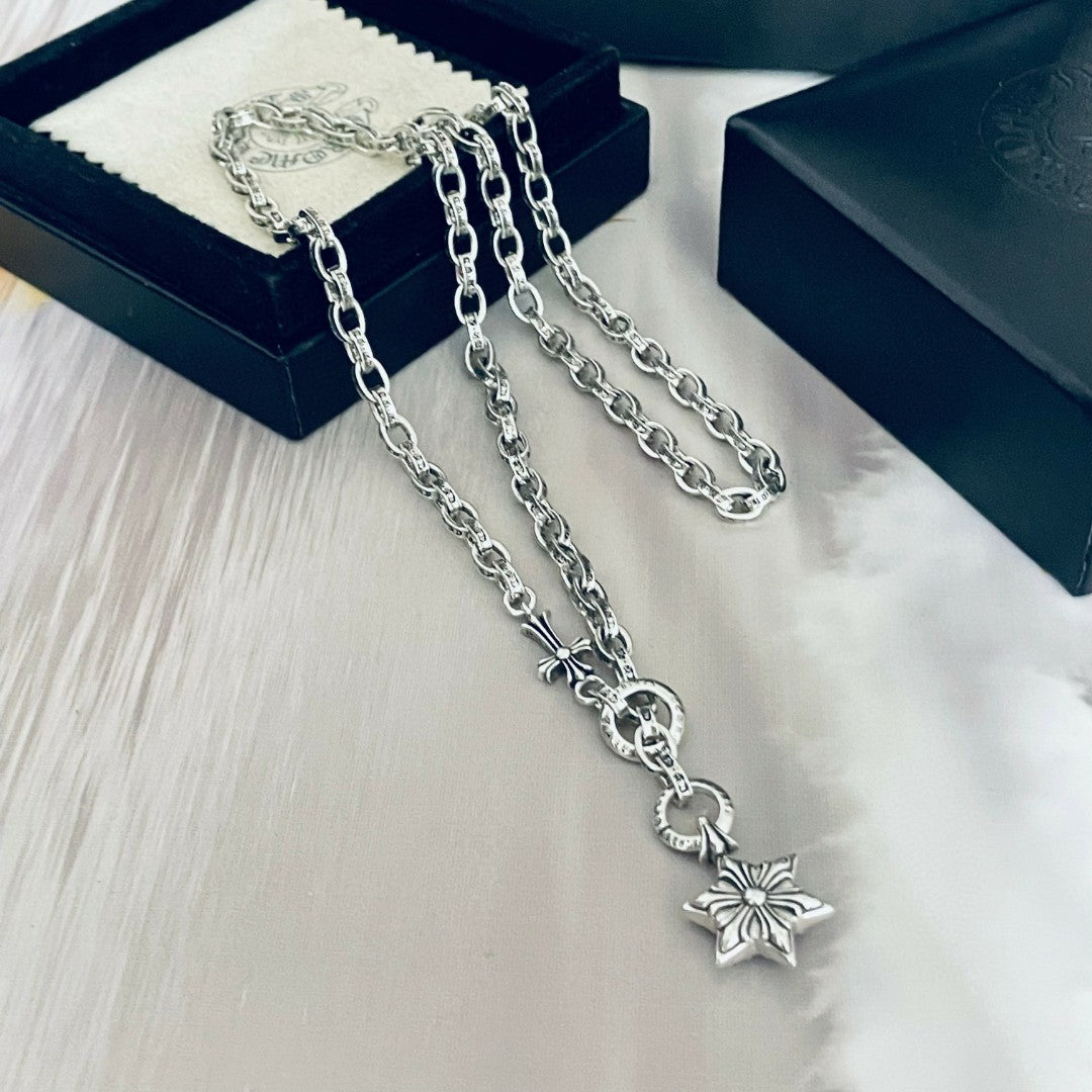 【Chrome Hearts】ネックレス、新しいネックレス万能シンプルファッションオーナメント