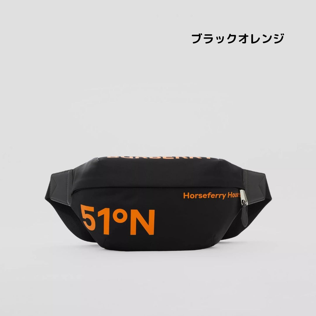 新作【BURBERRY】バーバリー ソニー ナイロン バナナバッグ