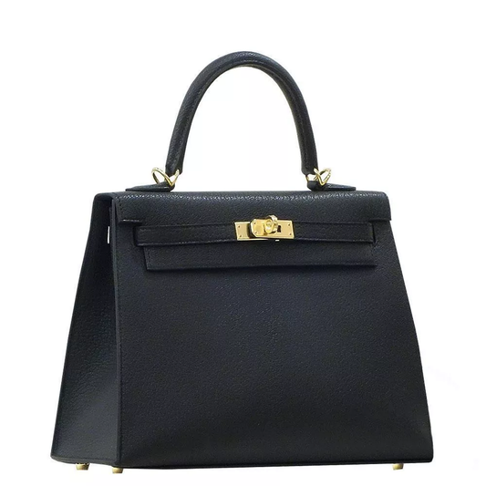 【HERMES】エルメス ケリー 25cm シェーブル ゴールド金具