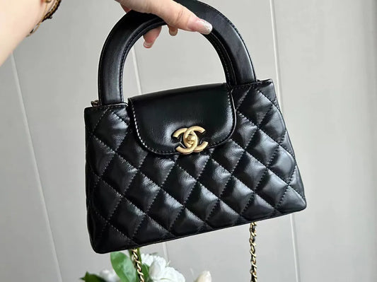 【24C/2色展開★】CHANEL トップハンドルフラップバッグ