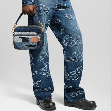 【国内発送】Louis Vuitton ナイル ショルダーバッグ|デニム×ヴィンテージの融合