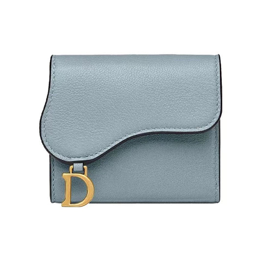 【DIOR】Saddleスカイブルーサドルバッグ財布