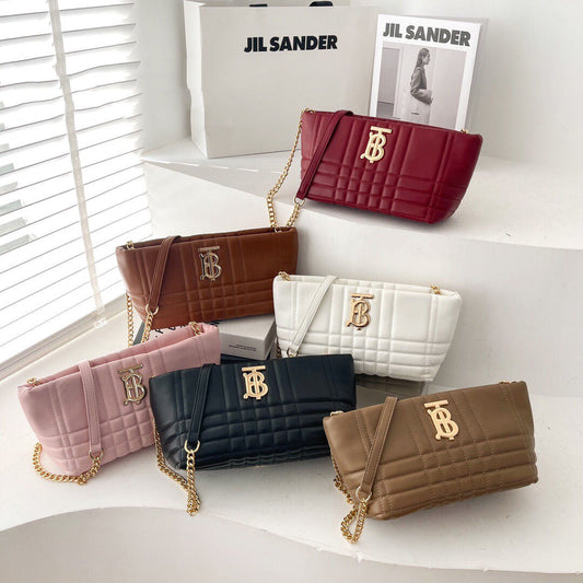 BURBERRY👜レディースファッション刺繡ワンショルダーバッグ