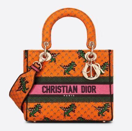 *21AW*新作*LADY D-LITE DRAGON & FIRE ミディアムバッグ