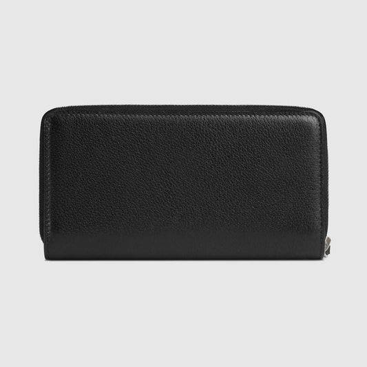 GUCCI ストライプ レザー ジップアラウンドウォレット