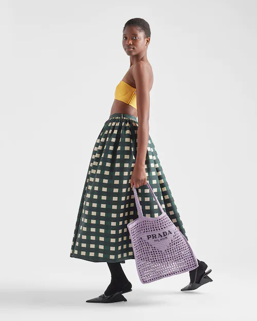 ラフィア トートバッグ