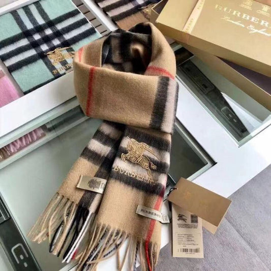 【Burberry】クラシック チェック カシミアスカーフ