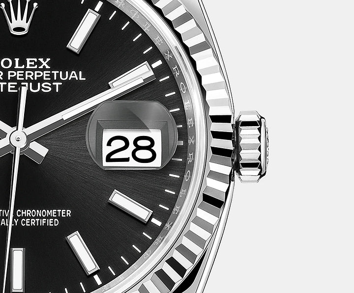 デイトジャスト 36 オイスター 36 mm オイスタースチール&ホワイトゴールド