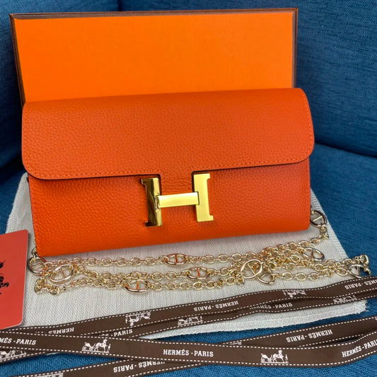 HERMÈS ショルダー & 長財布 11カラー 22X11CM