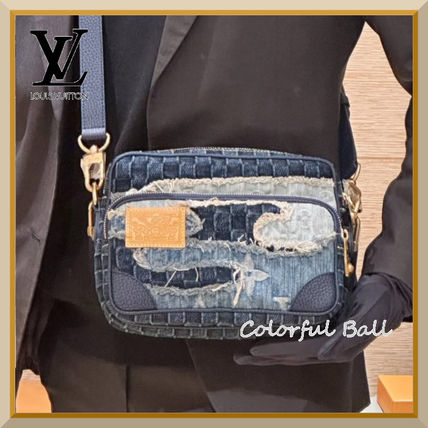 【国内発送】Louis Vuitton ナイル ショルダーバッグ|デニム×ヴィンテージの融合