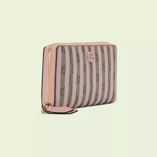 【GUCCI】GGスプリーム ダブルG ジップアラウンド 長財布