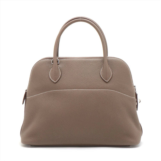 エルメス ボリード31 トリヨンクレマンス エトゥープ シルバー金具