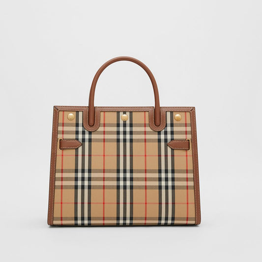 【BURBERRY】ミニ ツーハンドル タイトルバッグ