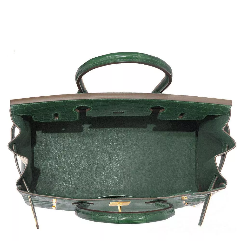 【HERMES】エルメス バーキン 30cm クロコダイル ゴールド金具