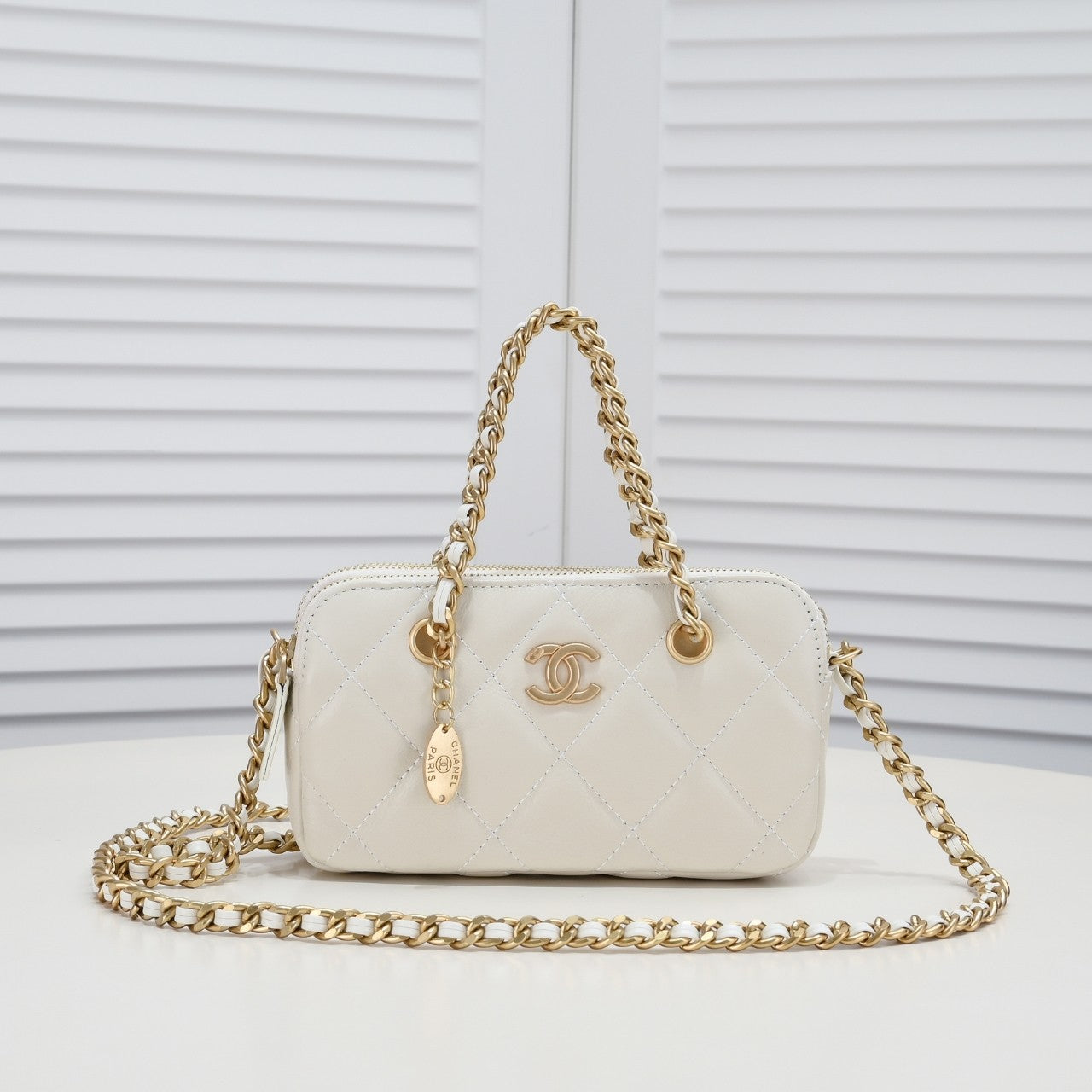 Chanel 23K gold coin chain bag-2 colors