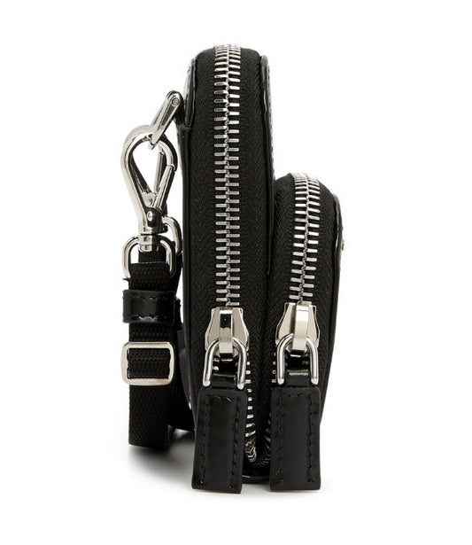 PRADA【関税/送料込】★BRUSHED LEATHER ミニクロスバッグ★