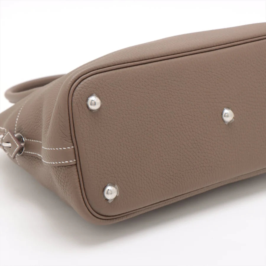 エルメス ボリード31 トリヨンクレマンス エトゥープ シルバー金具