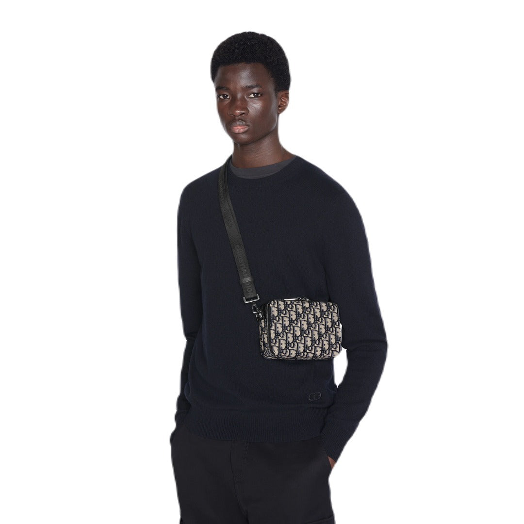 DIORオブリーク ジャカード ショルダーバッグ