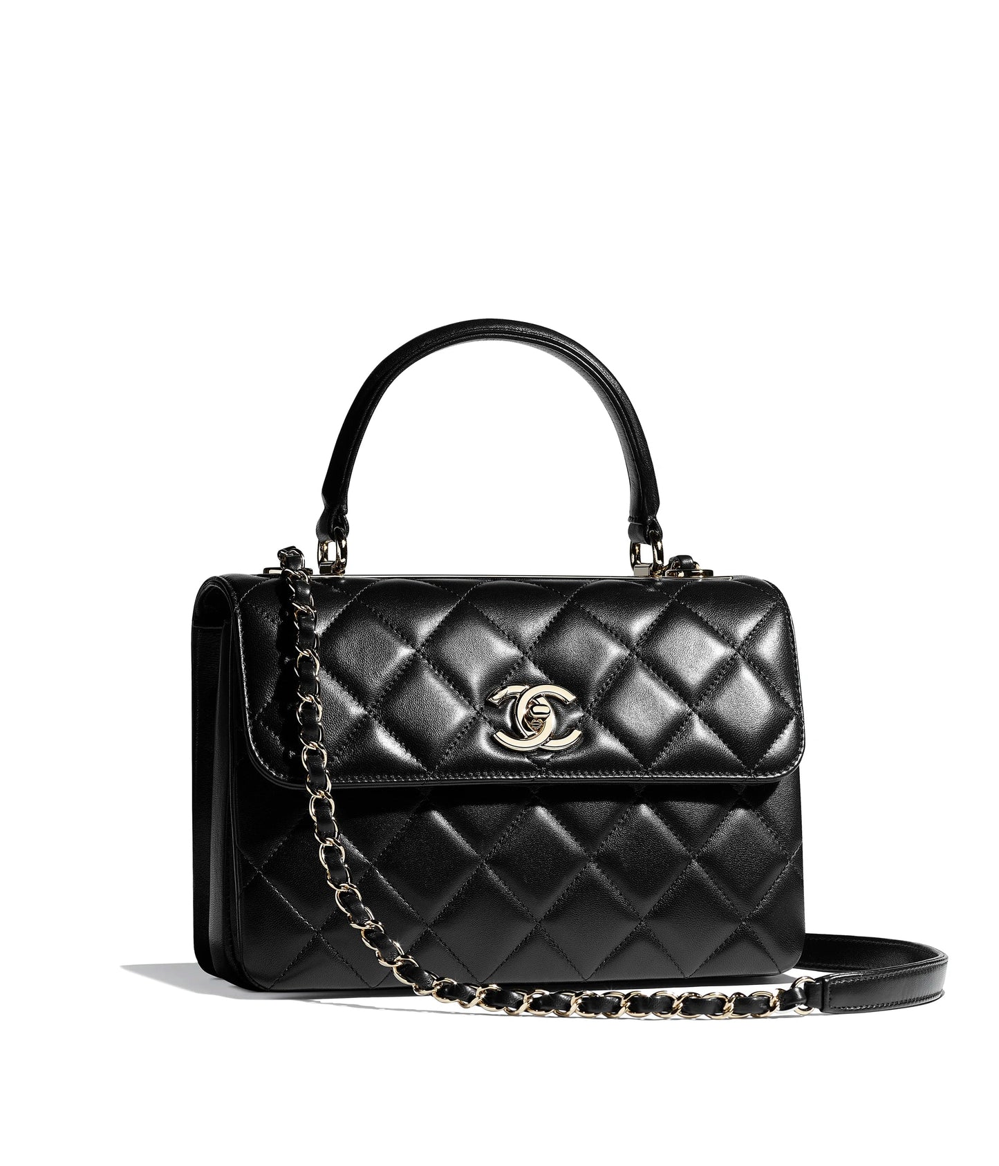 トップハンドル フラップ バッグ