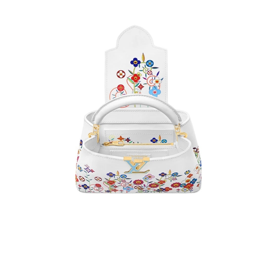 コラボ品【LOUIS VUITTON × 村上隆】Capucines East West Mini