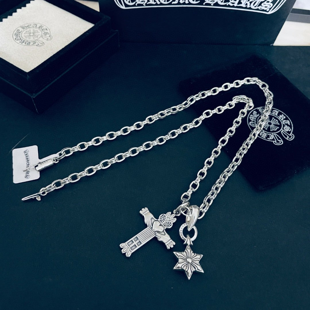 【CHROME HEARTS】ネックレス、新しいネックレス万能シンプルファッションオーナメント