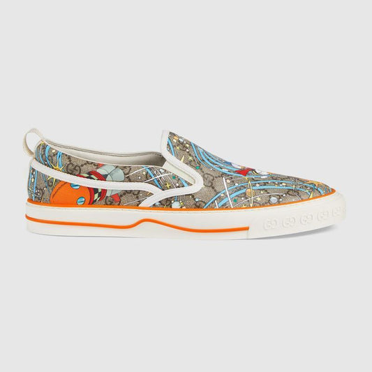 【GUCCIx DISNEY】ドナルド ダック メンズ スニーカー