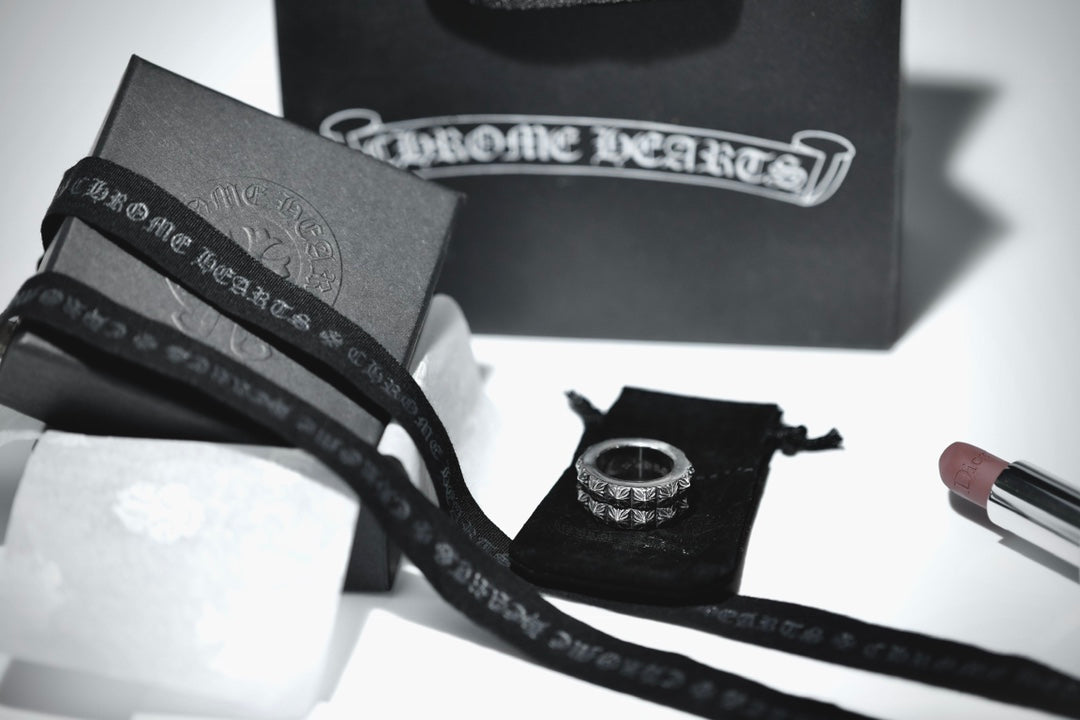 【Chrome Hearts】 男性と女性のためのクロエハートファッションパーソナリティリング