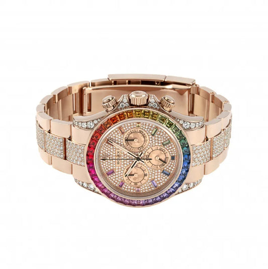 ロレックス ROLEX デイトナ レインボー 全面ダイヤ ブレスダイヤモンド 116595RBOW