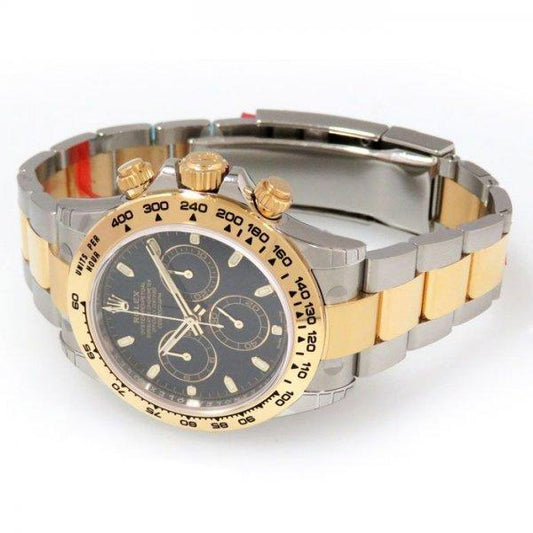 コスモグラフ デイトナ ウォッチ : イエローロレゾール - オイスタースチール&18 CT イエローゴールド - M116503-0004