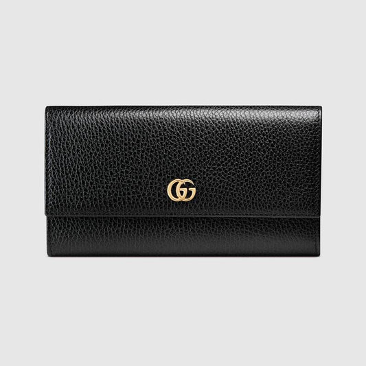 【GUCCI】人気商品〔GG マーモント〕レザー コンチネンタルウォレット