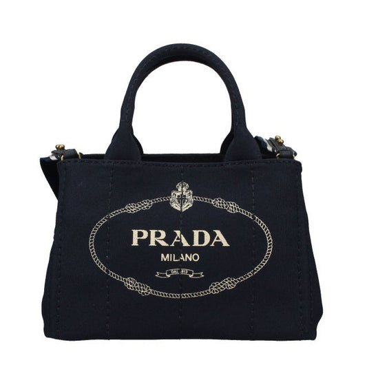 PRADA コットンキャンバス 2WAYトートバッグ