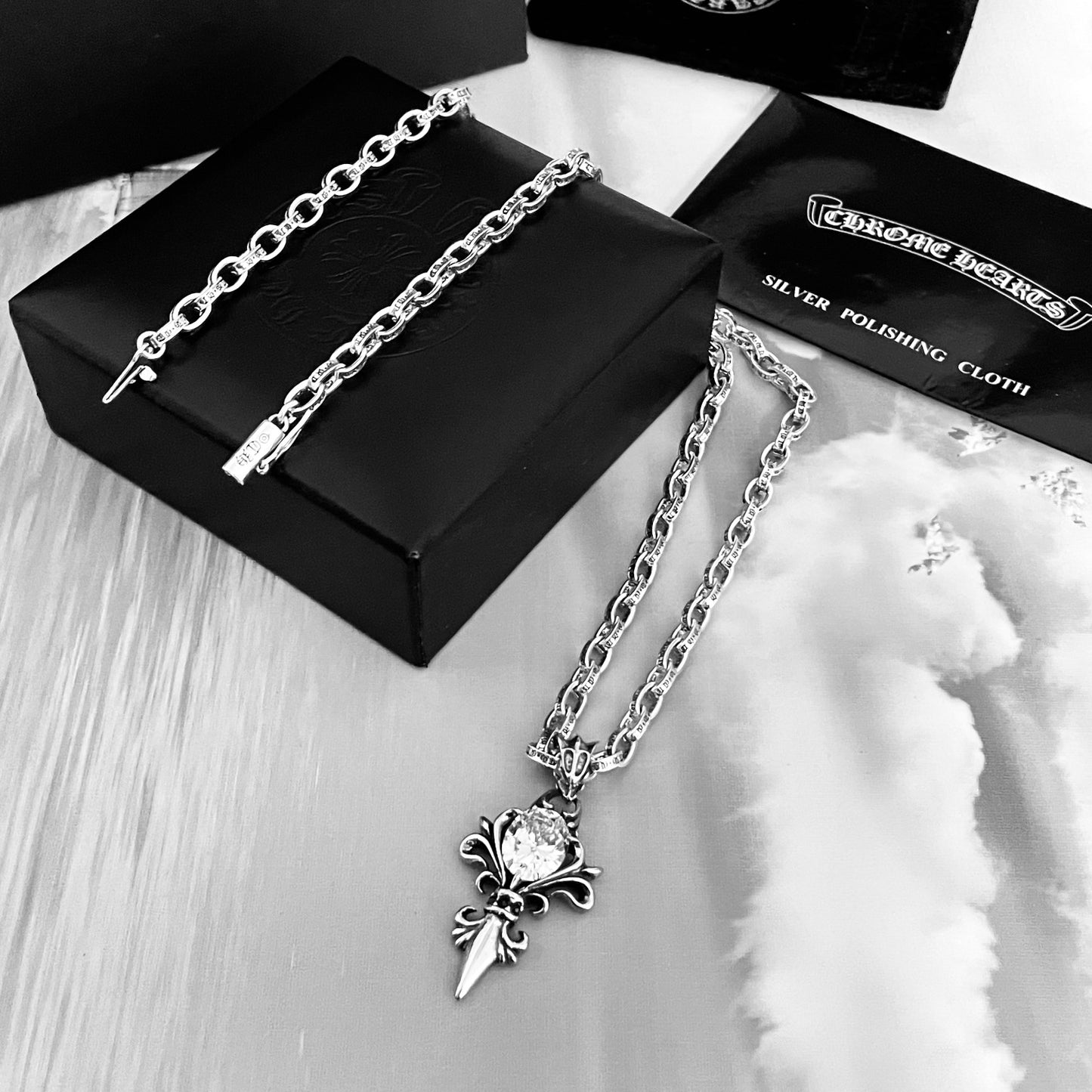 【CHROME HEARTS】ネックレス、新しいネックレス万能シンプルファッションオーナメント