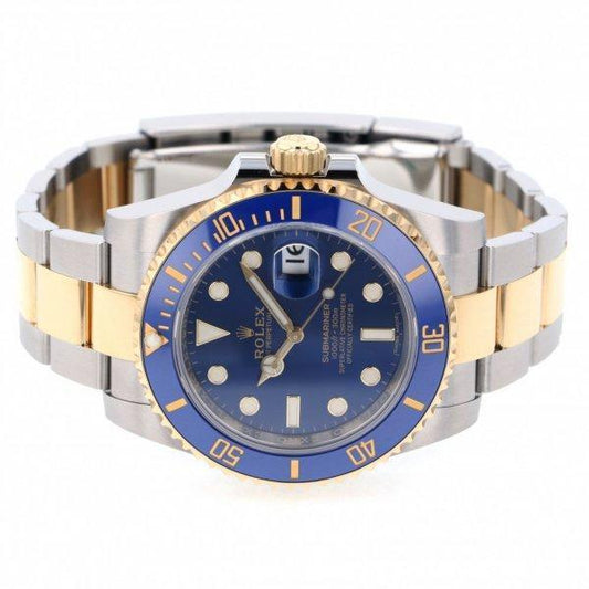サブマリーナー デイト ウォッチ : イエローロレゾール - オイスタースチール&18 CT イエローゴールド - M116613LB-0005