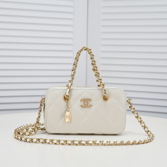 Chanel 23K gold coin chain bag-2 colors