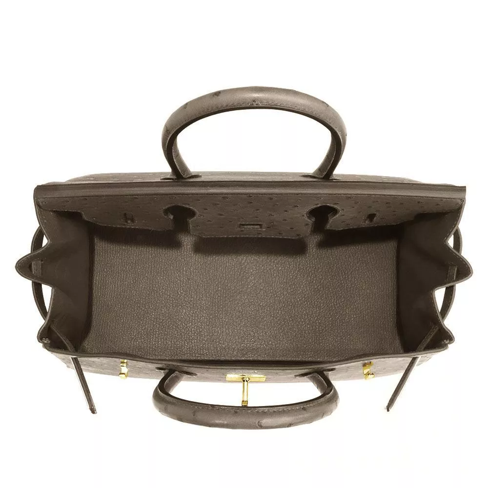 【HERMES】エルメス バーキン 30cm オーストリッチ ゴールド金具
