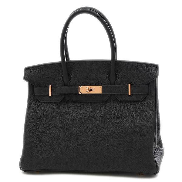 【HERMES】エルメス バーキン30 トゴ ブラック【中古·未使用】