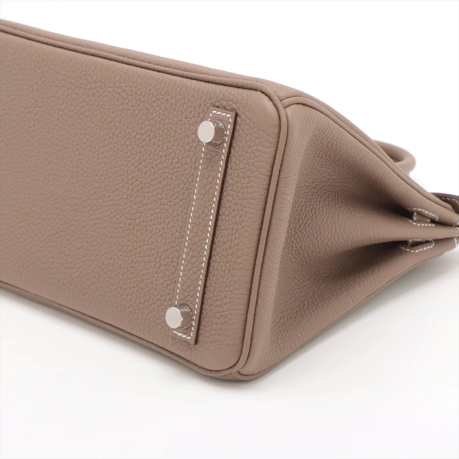 エルメス バーキン25 トゴ エトゥープ シルバー金具