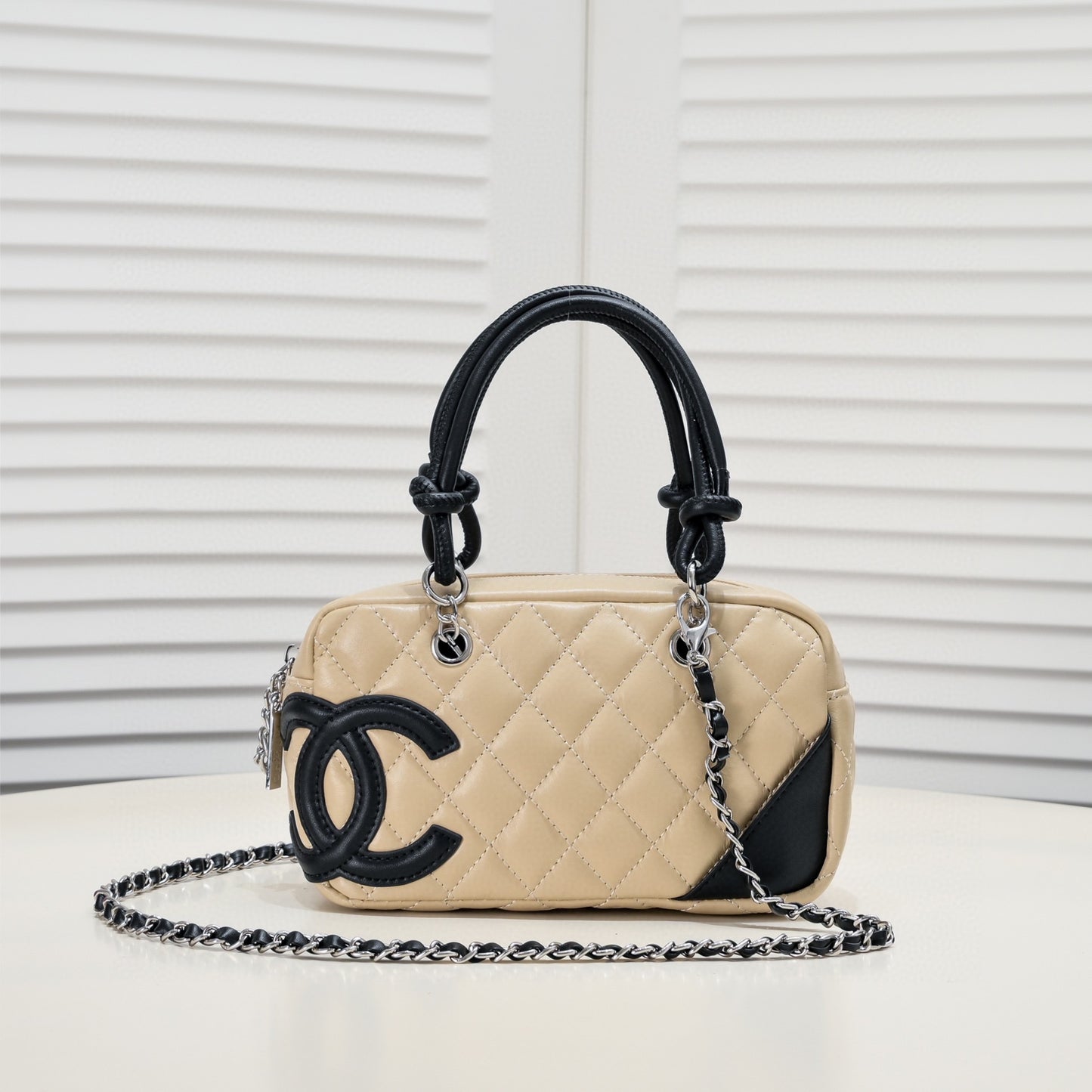 CHANEL A9117 SMALL bowling bag