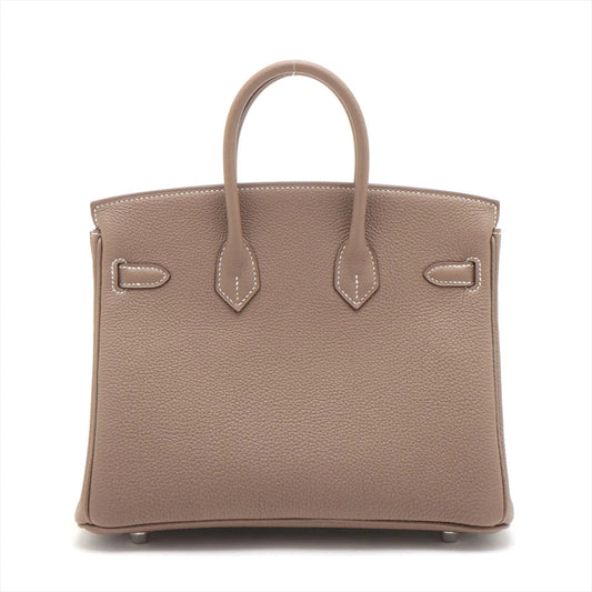 エルメス バーキン25 トゴ エトゥープ シルバー金具