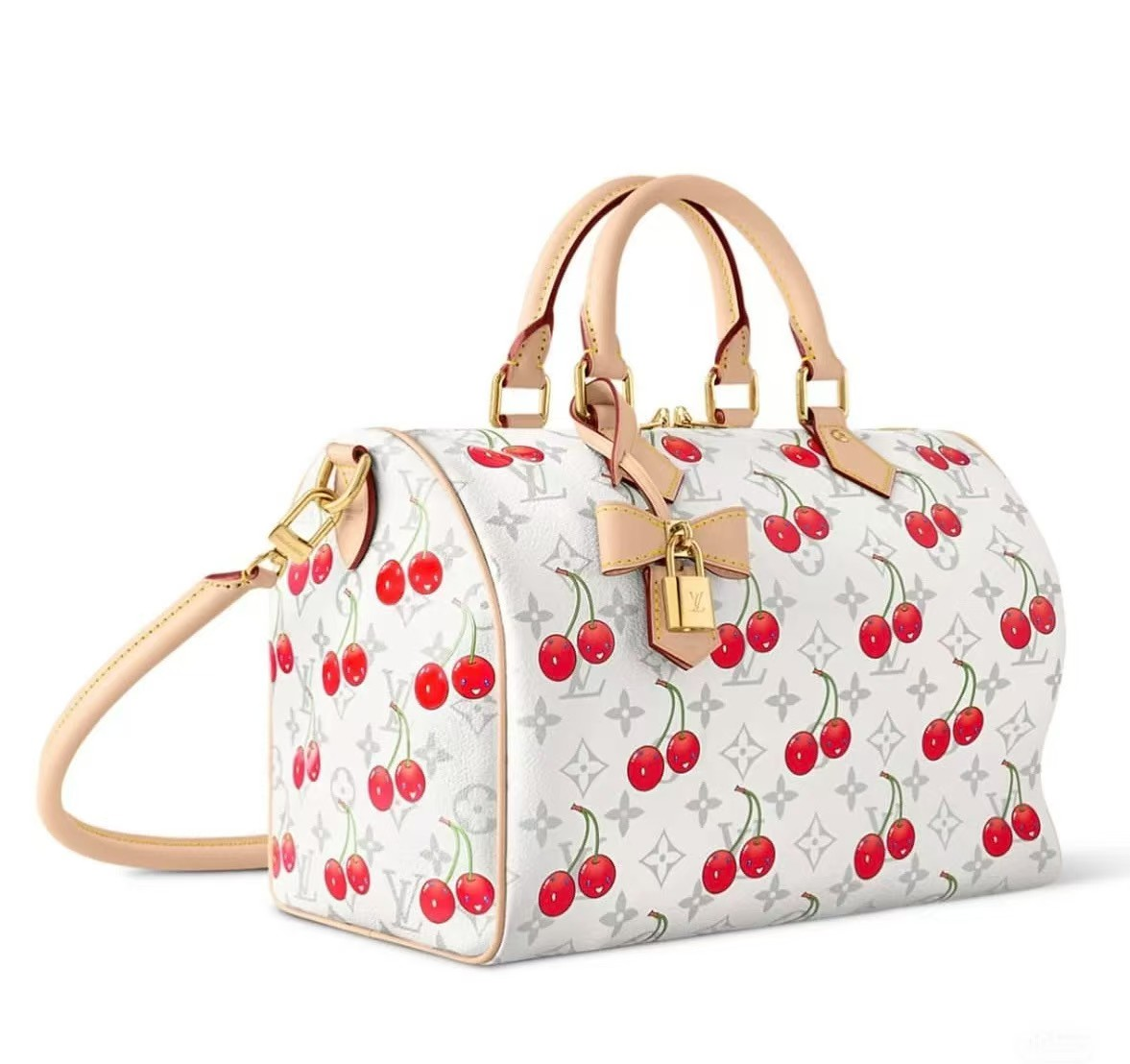 コラボ品【LOUIS VUITTON × 村上隆】スピーディーソフト30ハンドバッグ