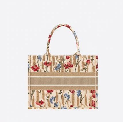 【ディオール】新作!フラワー柄★ディオールブックトートスモールバッグ★-BUYMA