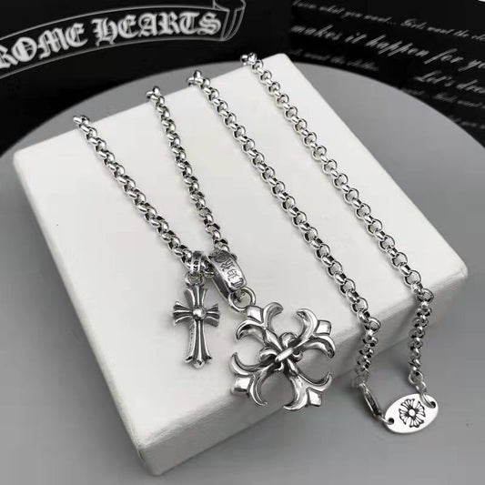 Chrome Hearts クロムハーツ クロスネックレス 55cm