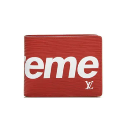 【LOUIS VUITTON】入手困難 Supreme×LouisVuitton エピ ウォレット レッ