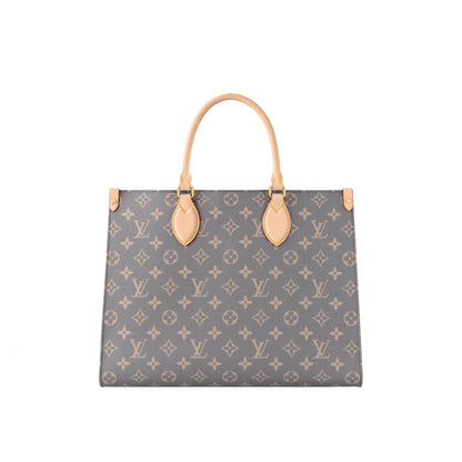 グレー色がお洒落♪ 【Louis Vuitton】オンザゴーMMトートバッグ M12415