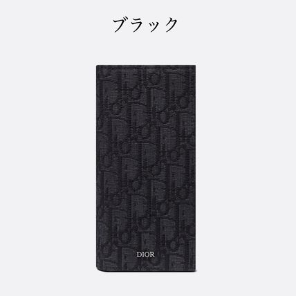 すぐ届く【DIOR】ディオール オブリーク ジャカード 長財布