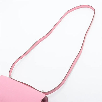 エルメス コンスタンス3 ミニ18 ヴォーエプソン ピンク シルバー金具