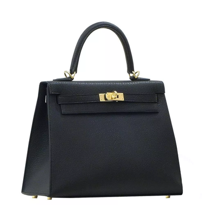 【HERMES】エルメス ケリー 25cm シェーブル ゴールド金具