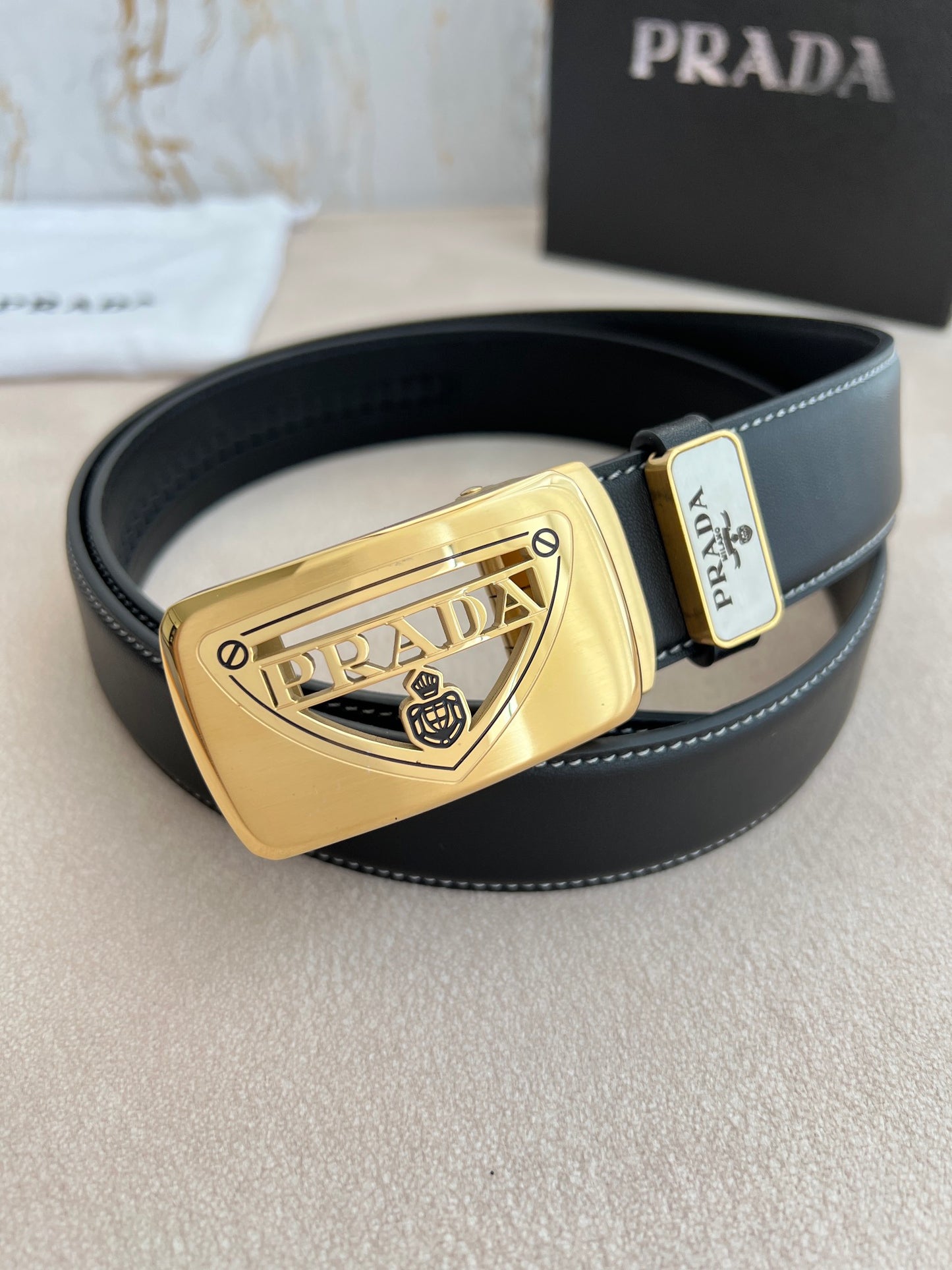 【PRADA】(プラダ) 3.5cmベルト メンズ