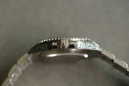 ロレックス サブマリーナーデイト 彫金 116610LV 数が少ない